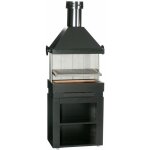 Escalor - barbecue inox es patio charbon de bois