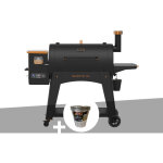 Barbecue � pellets onyx augustin xl 1000 + 6 seaux jetable - pit boss