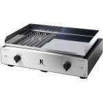 Barbecue et plancha électrique krampouz duo k gecio2oa 3500 w argent Barbecue et plancha électrique krampouz duo k gecio2oa 3500 w argent