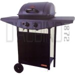 Barbecue sandrigarden argentine gaz 2 feux acier 5kw