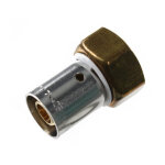 Barbi blansol - raccord per � sertir �25x2, 3 - femelle �crou libre 1' (26 / 34) - ibp b�nninger