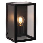 Barcelona led - applique murale d'extrieur en aluminium 'glass house' - ip44 -