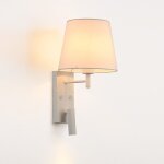 Barcelona led - applique murale 'noah' avec liseuse led - 3, 4w - blanc
