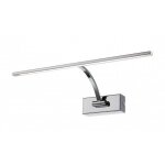 Barcelona led ? applique murale led orientable 8w ? lumi�re chaude 2700k ? design chrom� pour tableaux ...