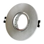 Barcelona led - collerette ronde orientable pour spot gu10 / mr16 �110mm - argent