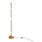 Barcelona led - lampadaire moderne � n�on ondulant 'corda' - 360� - dimmable - - dor�