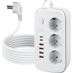 Bardusch - multiprise escamotable � 3 compartiments avec 4 ports usb, prise de table avec 2 ports usb ...