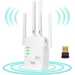 Bardusch - repetiteur wifi puissant sans fil repeteur amplificateur r�p�teur extender repeater repartiteur ...