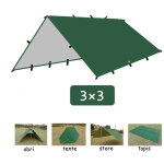 Barnum, auvent multifonctionnel avec 19 points de suspension, auvent � quatre coins recouvert d'argent, ...