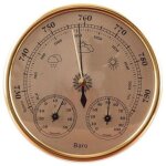 Barom�tre , station m�t�o avec barom�tre et thermom�tre hygrom�tre, station m�t�o analogique murale 3 ...