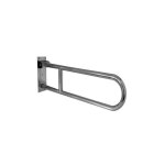 Barre d'appui relevable en inox 304 poli brillant - 32 x h 168 x l 750 mm - 5 points - chrome regiplast ...