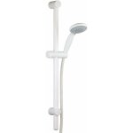 Barre coulissante de douche en blanc mat damast renovo 2. 0 15375 blanc mat