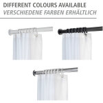 Barre de douche extensible luz wenko tringle rideau de douche armoire tlescopique, fixation sans perage ...