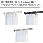 Barre de douche extensible luz wenko tringle rideau de douche armoire tlescopique, fixation sans perage ...