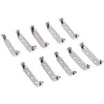 Barres fermoir de s�curit�, 50 pi�ces �pingle de badge �pingle � nourrice fermoir de broche avec 3 trous ...