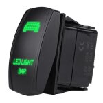 Barre lumineuse led tanche 12v 24v, 5 broches, interrupteur  bascule spst on off pour voiture, bateau, ...