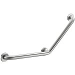 Barre de maintien coudée 135° basic satiné, 400 x 400 mm delabie 35082s Barre de maintien coudée 135° basic satiné, 400 x 400 mm delabie 35082s