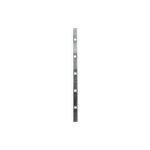 Barre plate � trous - longueur 2000mm - 15 trous carre de 14mm - acier deco fer forge
