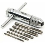 T barre poign�e porte - taraud � cliquet, cl� � taraud r�glable avec 5pcs m3 - m8 3mm - 8mm filetage ...