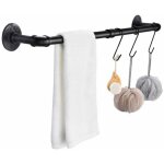 Barre porte - serviettes murale extra longue pour salle de bain, cuisine, armoire � serviettes, tringle ...