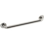 Barre relevable inox brillant - � 32 mm - entraxe 600 mm - delabie