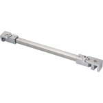 Barre de renfort pour porte de douche en acier inoxydable, 50 cm, pour panneau de verre sans cadre de ...