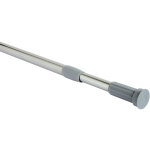 Barre de rideau de douche 22mm 140x260 clipper inox