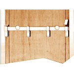Barre de securit� � boutons 1, 5m - hercule - 4442