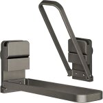 Barre � serviettes par ventouse � vide, 2 pi�ces porte - serviettes pour porte de douche en verre sans ...