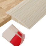 Barre de seuil adhesive seuil de porte en pvc bande de transition sol stratifi� transitions de tapis ...