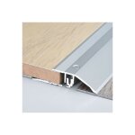 D�coweb ? barre de seuil alu incolore 90 cm ? rattrapage de niveau 7 - 15 mm ? installation par vissage ...