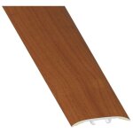 Barre de seuil universel aluminium merisier 38mm long. 830mm