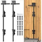 Aiperq - barre de traction en rotin de 30, 5 cm, robuste, pour clture en bois, portail en mtal, quincailleri ...