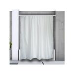 Spirella - barre tringle pour rideau de douche d'angle modulable  fixer en alu decor universal blanc ...
