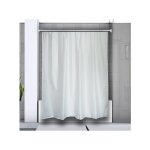 Barre tringle pour rideau de douche d'angle modulable  fixer en alu decor universal finition brillante ...