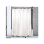 Barre tringle pour rideau de douche ou baignoire extensible sans perçage en alu kreta 125 - 220cm finition ... Barre tringle pour rideau de douche ou baignoire extensible sans perçage en alu kreta 125 - 220cm finition ...