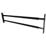 Barreau t�lescopique 99 � 188 cm pour hauteur fen�tre 26 � 39 cm noir b947v