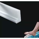 Barri�re anti - eau en silicone pour seuil de douche de 2 m / 78 po, barri�re anti - eau pour sol de ...