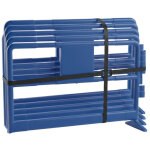 Barriere de chantier rouge bc 15 - lot de 5