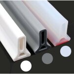 Barri�re d'eau en silicone, barri�re de douche et syst�me de r�tention d'eau pour auvent de douche pliable, ...