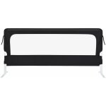 Barri�re de lit pour b�b�s, enfants, barriere de s�curit� enfant, haloyo�, 200 x 70 x 26 cm, noir