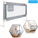 Uisebrt barri�re de lit pour enfant 150 cm - protection anti - chute - r�glable en hauteur - pour lit ...