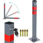 Barrire de parking poteau de dlimitation 65cm angulaire rabattable barrire de parking  btonner