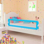 Vidaxl - barrire de scurit de lit d'enfant bleu 120x42 cm polyester