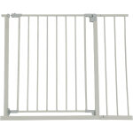 Barri�re de s�curit� relaxdays pour escalier, 95 - 100 cm, sans per�age, b�b�, � fixer par serrage, grise ...