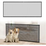 Barri�re de s�curit� r�tractable 180 x 72 cm, extensible pour b�b�, enroulable pour enfants et chiens ...