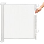 Barri�re de s�curit� r�tractable pour b�b�s enfant et chiens 0 - 150cm pour les escaliers / portes / ...