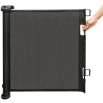 Yongqing - barri�re de s�curit� r�tractable pour b�b�s enfant et chiens 0 - 180cm pour les escaliers ...