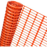 Barri�re de signalisation 1x50m, balisage de chantier et balisage plastique, orange
