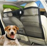 [jamais utilis�] barri�re de voiture pour chien - filet de s�paration de voiture avec corde de r�glage ...